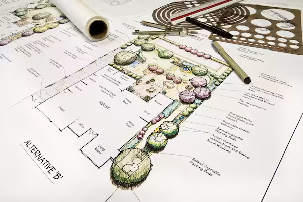 Newcastle landscape design - Building Design & Drafting Services - MT Design Collective